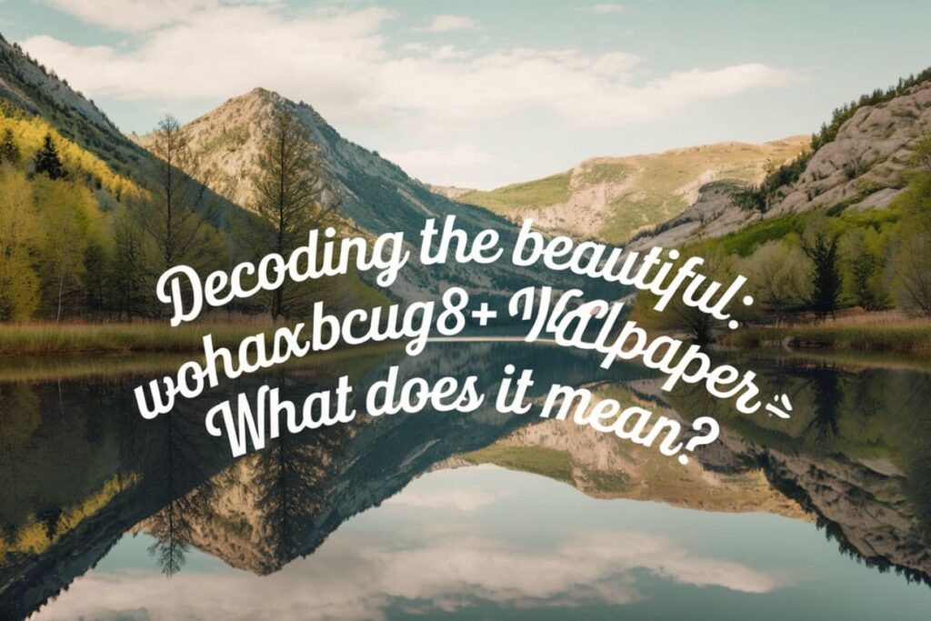 Decoding the Beautiful:w0havxbcug8= Wallpaper: What Does it Mean?