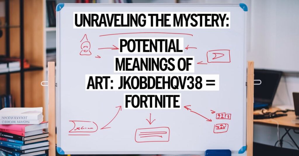 Unraveling the Mystery: Potential Meanings of Art:jk0bdehqv38= Fortnite